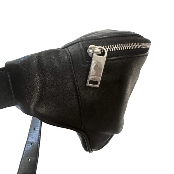 Saint Laurent Black Leather Belt Bag - Picture 6 of 7